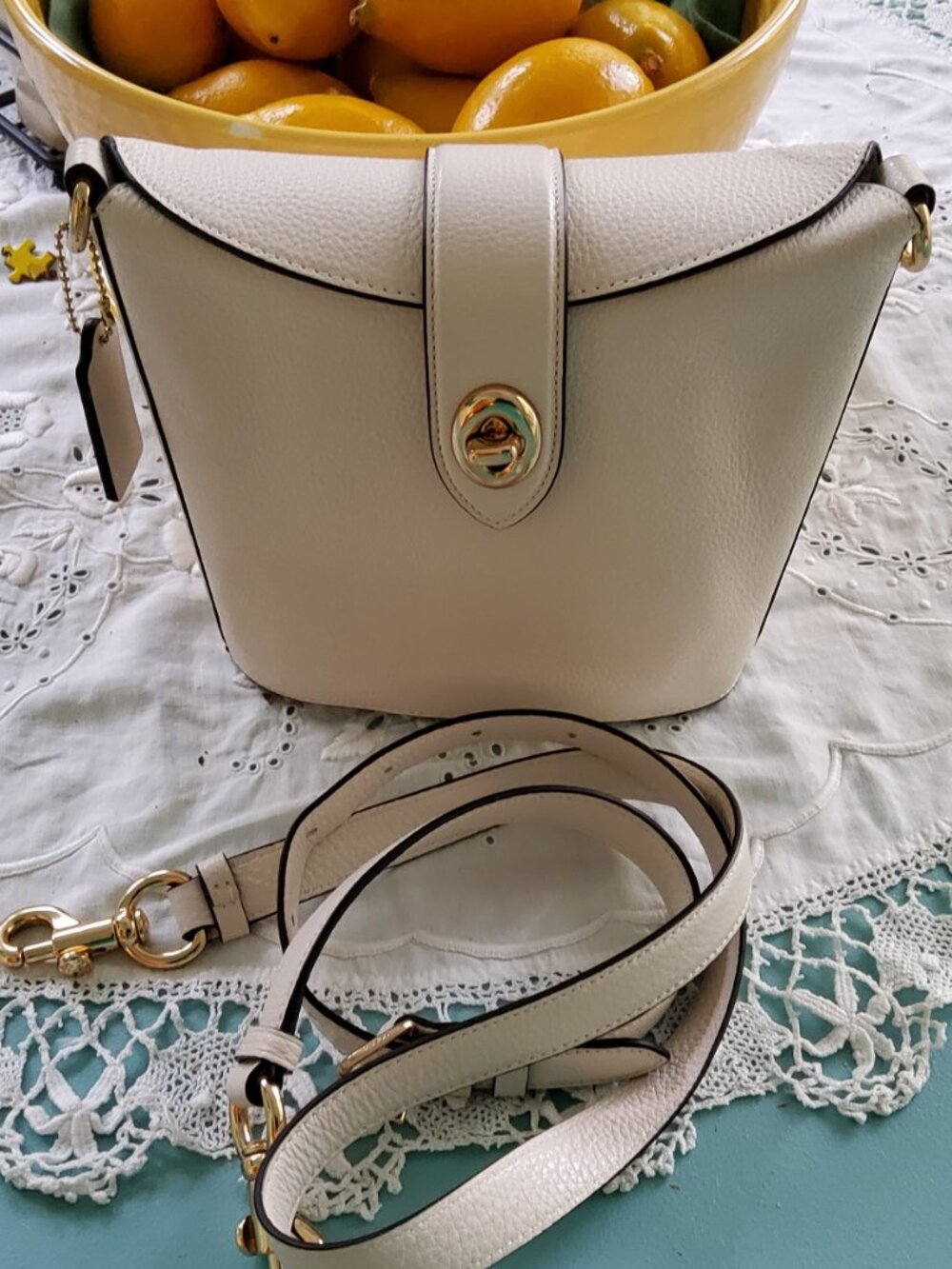 Coach Addie Crossbody Bag in Chalk C2814
